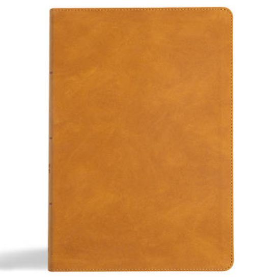 Picture of CSB Super Giant Print Reference Bible, Digital Study Edition, Camel Suedesoft Leathertouch, Indexed