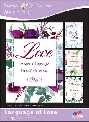 Picture of Language of Love Wedding Boxed Cards