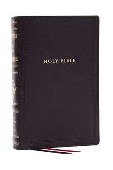 Picture of RSV Personal Size Bible with Cross References, Black Leathersoft, (Sovereign Collection)