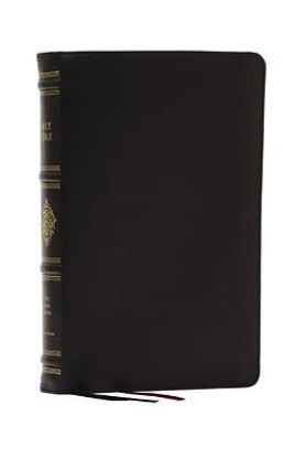 Picture of Kjv, Personal Size Reference Bible, Sovereign Collection, Black Premium Goatskin Leather, Premier Collection, Comfort Print