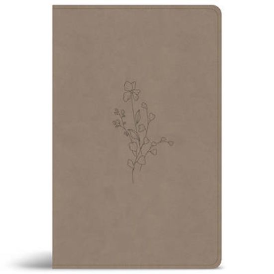 Picture of CSB Thinline Reference Bible, Digital Study Edition, Earth Suedesoft Leathertouch