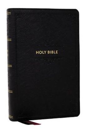 Picture of KJV Personal Size Large Print End-Of-Verse Reference Bible, Black Leathersoft, Red Letter, Comfort Print