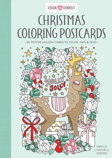 Picture of Christmas Coloring Postcards