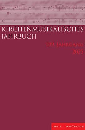 Picture of Kirchenmusikalisches Jahrbuch 109. Jahrgang 2025