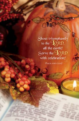 Picture of EXTRA Word Alive! Weekly Bulletin Thanksgiving, Legal Size (Package of 25)