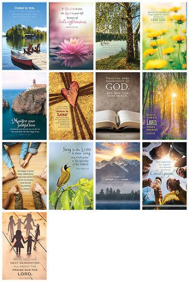 Picture of Word Alive! Weekly Bulletin Legal Size (Without Message) July - August - September Kit (Packages of 25)