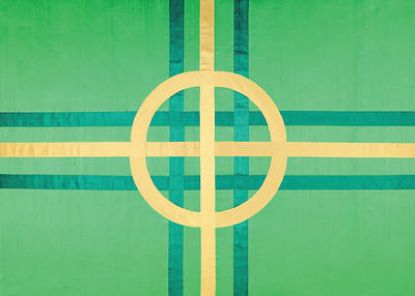 Picture of Convergence Kelly Dupioni Altar Frontal