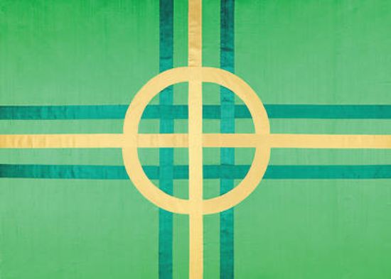 Picture of Convergence Kelly Dupioni Altar Frontal