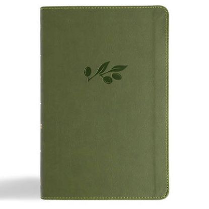 Picture of CSB Thinline Bible, Anglicised Edition, Olive Leathertouch