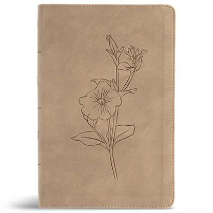 Picture of CSB Personal Size Giant Print Bible, Digital Study Edition, Earth Suedesoft Leathertouch, Indexed