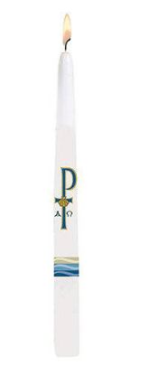 Picture of Baptism by Water and the Holy Spirit Candle - Taper