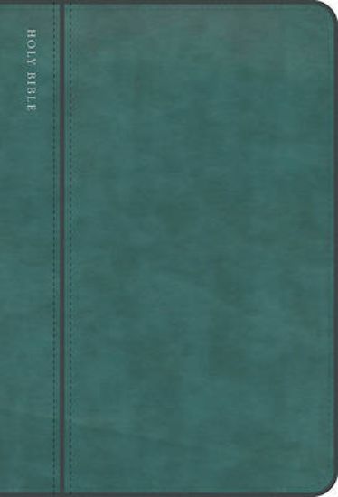 Picture of CSB Large Print Compact Reference Bible, Optimal Type, Digital Study Edition, Teal Leathertouch