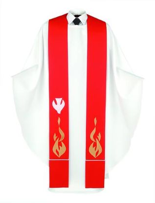 Picture of Red Flame Dove Stole