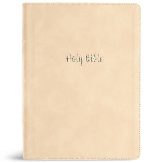 Picture of CSB Verse-By-Verse Reference Bible, Digital Study Edition, Cream Leathertouch