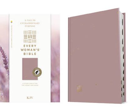 Picture of KJV Every Woman's Bible, Filament Enabled (Hardcover, Plum, Indexed, Red Letter)