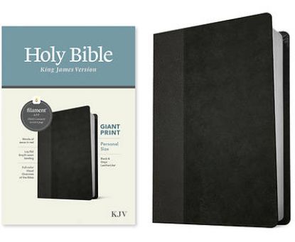 Picture of KJV Personal Size Giant Print Bible, Filament Enabled Edition (Leatherlike, Black/Onyx)