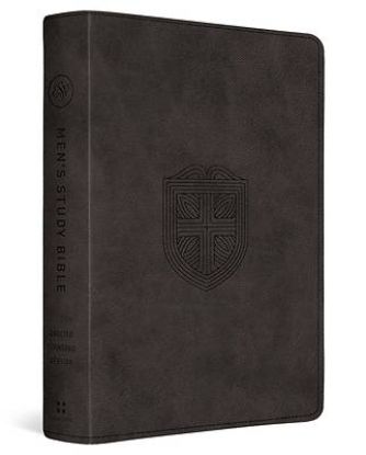 Picture of ESV Men's Study Bible (Trutone, Charcoal, Shield Design)