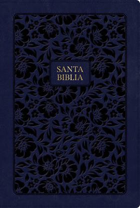 Picture of Rvr 1960 Biblia Letra Grande Tamaño Manual Edición Especial, Azul Marino, Símil Piel