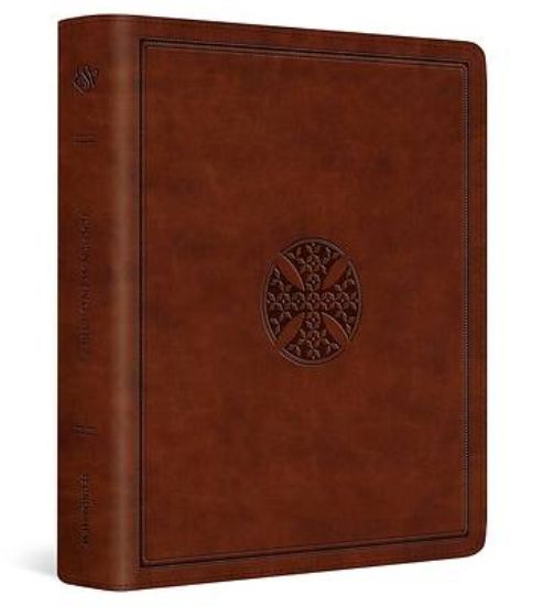 Picture of ESV Journaling Bible (Trutone, Brown, Mosaic Cross Design)