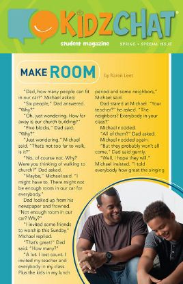 Picture of HeartShaper Middle Elementary Kidz Chat Take Home Papers PK5 Spring
