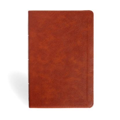 Picture of NASB Personal Size Giant Print Bible, Burnt Sienna Leathertouch, Indexed