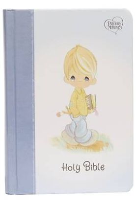 Picture of Nkjv, Precious Moments Small Hands Bible, Blue, Hardcover, Comfort Print