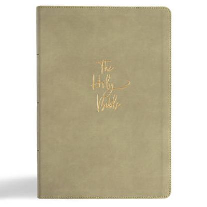 Picture of KJV Super Giant Print Reference Bible, Sage Suedesoft Leathertouch, Indexed