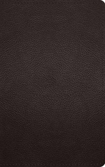 Picture of ESV Thinline Bible, Red Letter (Buffalo Leather, Deep Brown)