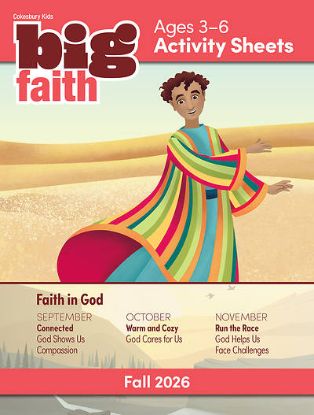 Picture of Cokesbury Kids Big Faith Fall 2026 Activity Sheets Ages 3-6