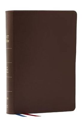 Picture of Net Bible, Full Notes Edition (Net, Brown Genuine Leather, Comfort Print, Thumb Indexed)