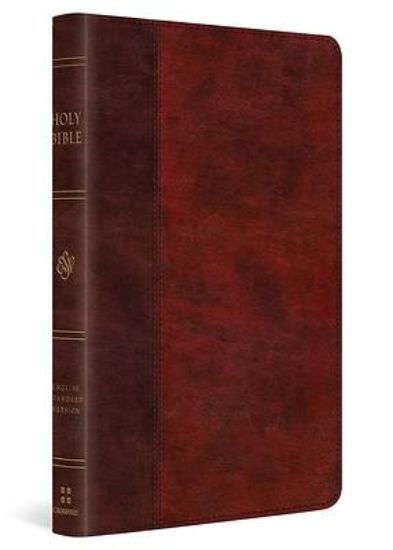 Picture of ESV Large Print Thinline Bible (Trutone, Burgundy/Red, Timeless Design)
