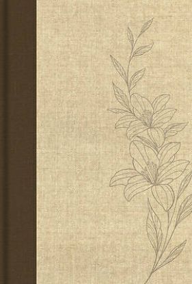 Picture of CSB Single-Column Wide-Margin Bible, Cream Cloth Over Board