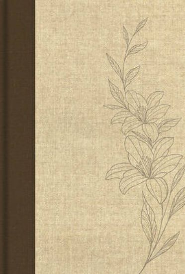 Picture of CSB Single-Column Wide-Margin Bible, Cream Cloth Over Board