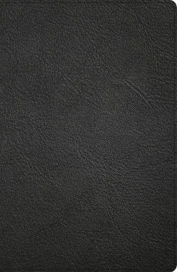 Picture of CSB Large Print Personal Size Reference Bible, Optimal Type, Digital Study Edition, Black Genuine Leather