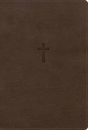 Picture of CSB Super Giant Print Reference Bible, Optimal Type, Digital Study Edition, Brown Leathertouch, Indexed