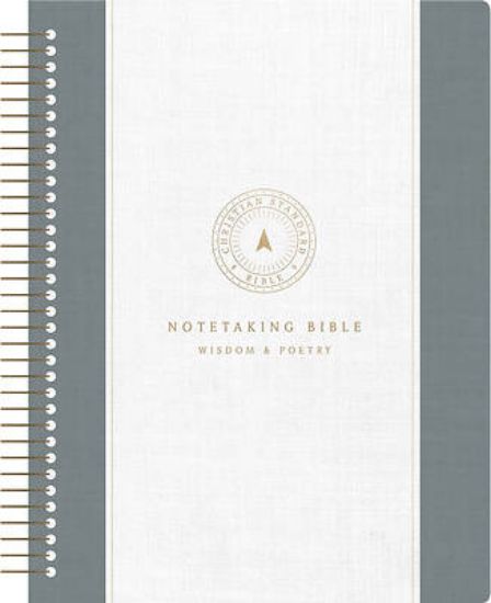 Picture of CSB Spiral-Bound Notetaking Bible, Optimal Type, Wisdom and Poetry