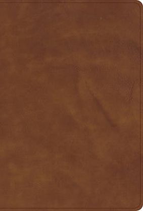 Picture of CSB Thinline Bible, Optimal Type, Holman Handcrafted Collection, Marbled Chestnut Premium Calfskin