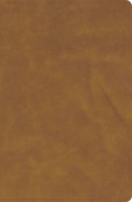 Picture of KJV Personal Size Bible, Holman Handcrafted Collection, Zipper Closure, Marbled Chestnut Premium Calfskin