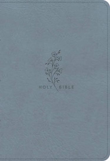 Picture of CSB Giant Print Reference Bible, Optimal Type, Digital Study Edition, Weathered Blue Leathertouch