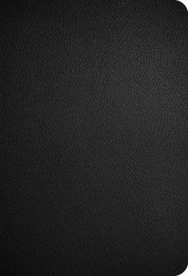 Picture of CSB Large Print Compact Reference Bible, Optimal Type, Digital Study Edition, Black Genuine Leather