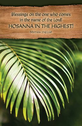 Picture of EXTRA Word Alive! Weekly Bulletin without Message-Palm Sunday, Legal Size (Package of 25)