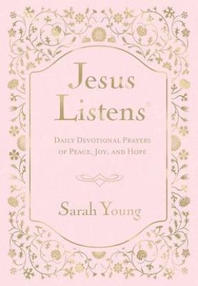 Picture of Jesus Listens, Pink Leathersoft, with Scripture References