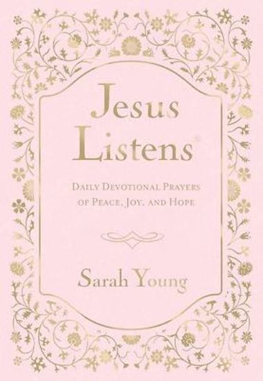 Picture of Jesus Listens, Pink Leathersoft, with Scripture References