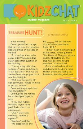 Picture of HeartShaper Middle Elementary Kidz Chat Take Home Papers PK5 Fall