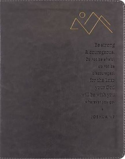 Picture of Niv, Journal the Word Bible (Perfect for Note-Taking), Double-Column, Leathersoft, Gray, Red Letter, Comfort Print