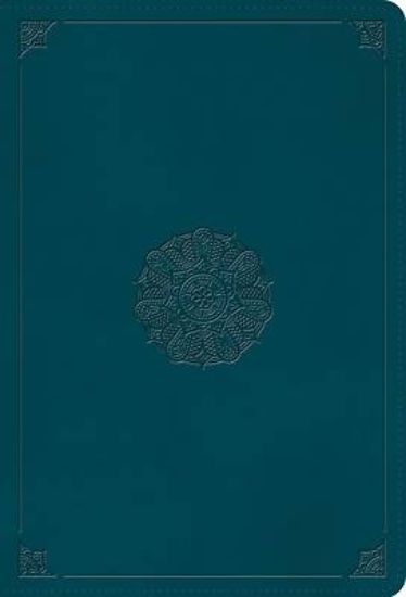 Picture of ESV Giant Print Thinline Bible (Trutone, Deep Teal, Emblem Design)