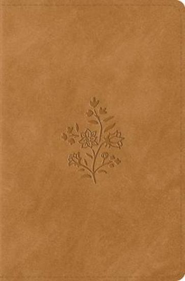 Picture of ESV Compact Bible (Trutone, Nubuck Caramel, Wildflower Design)