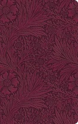 Picture of ESV Large Print Value Thinline Bible (Trutone, Raspberry, Floral Design)