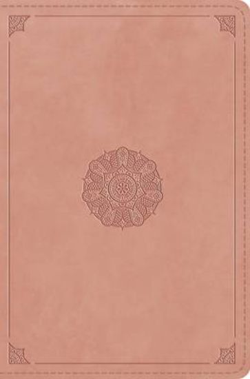 Picture of ESV Compact Bible, Red Letter (Trutone, Blush Rose, Emblem Design)