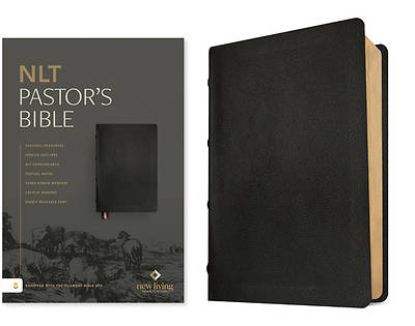 Picture of NLT Pastor's Bible, Filament Enabled (Genuine Leather, Black, Red Letter)